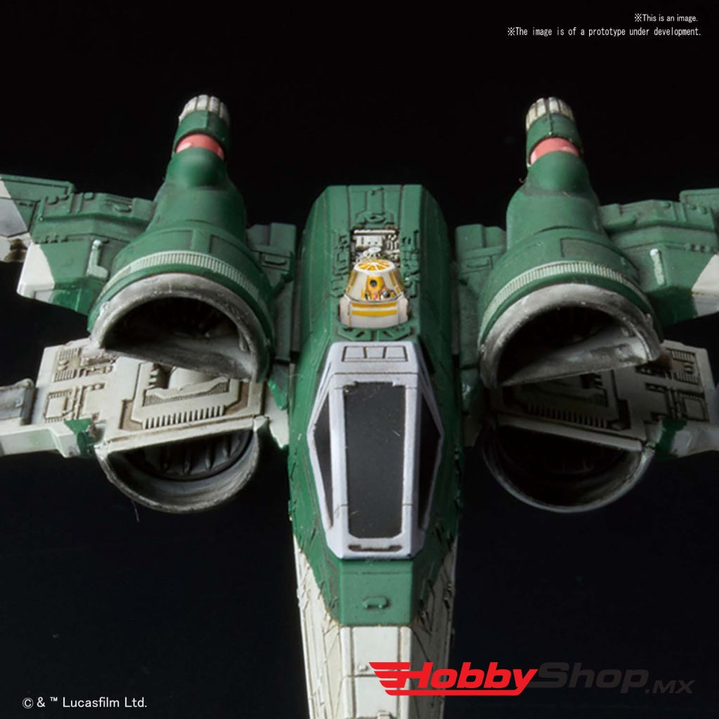 Bandai - #17 X-Wing Fighter Vehicle Model Kit (Rise Of Skywalker Ver.) From Star Wars En Existencia