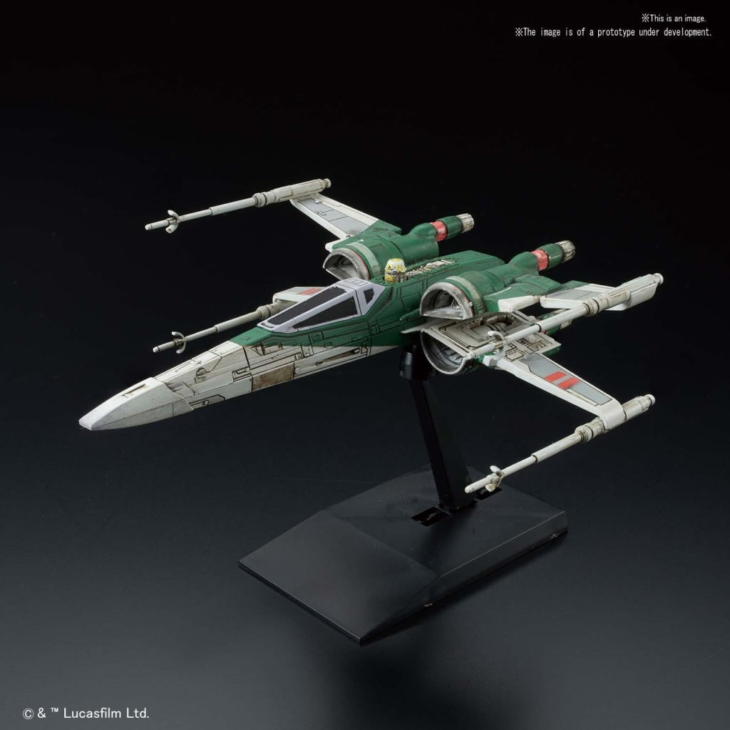 Bandai - #17 X-Wing Fighter Vehicle Model Kit (Rise Of Skywalker Ver.) From Star Wars En Existencia