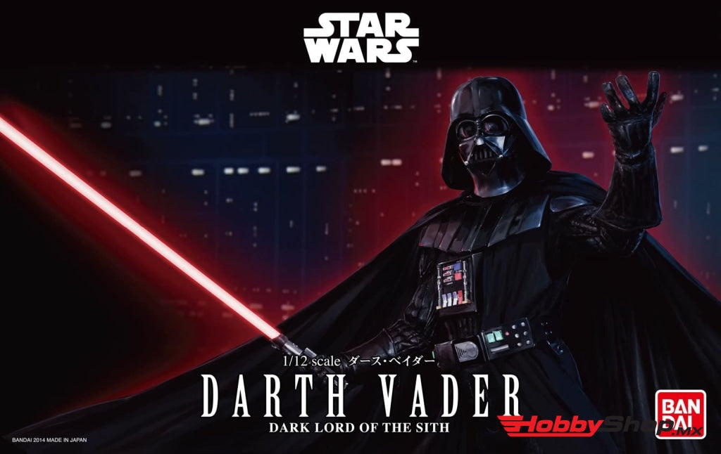 Bandai - Darth Vader 1/12 Plasic Model Kit Star Wars Character Line En Existencia