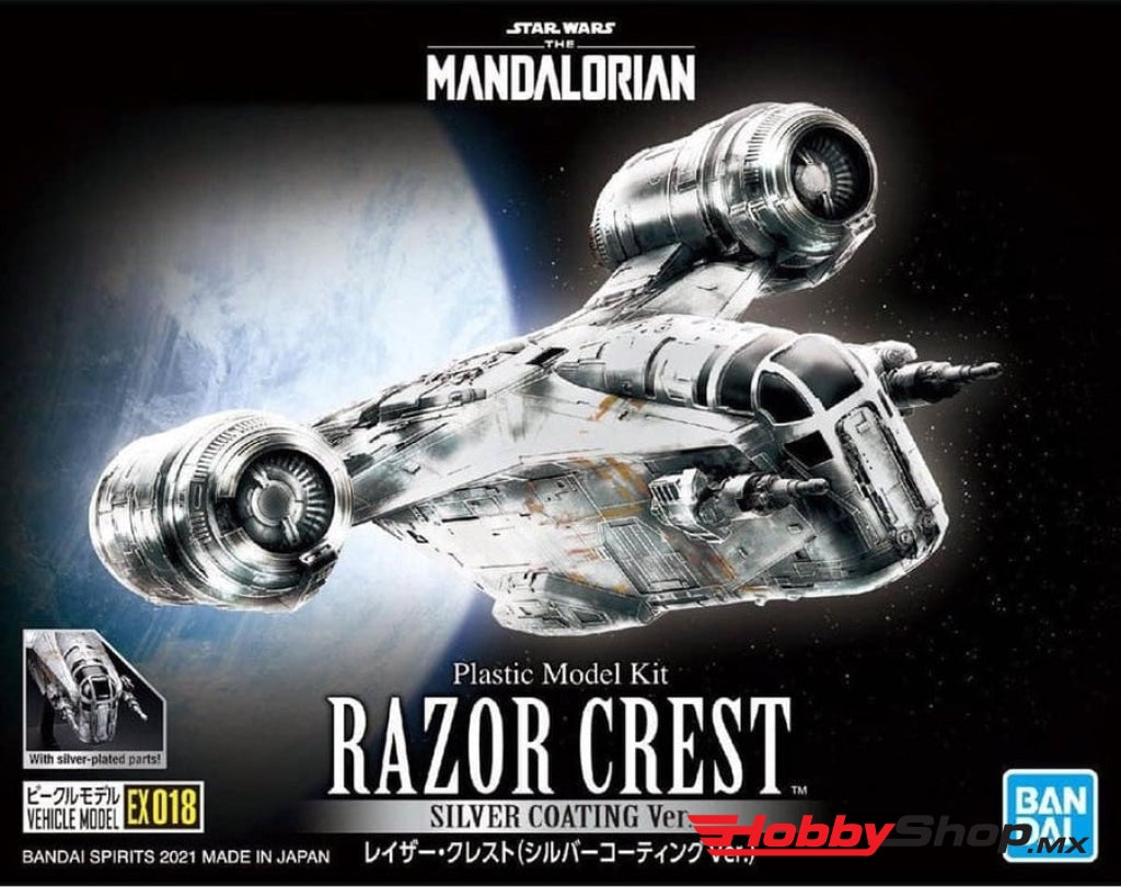Bandai - Ex018 Razor Crest (Silver Coating) Star Wars: The Mandalorian Hobby Vehicle Model En