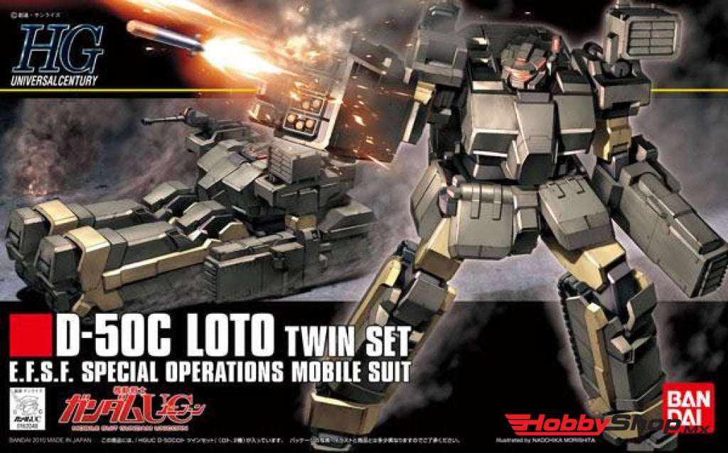 Bandai - Hguc Loto Twin Set E.f.s.f. Special Operations Mobile Suit 1/144 Model Kit Sobrepedido