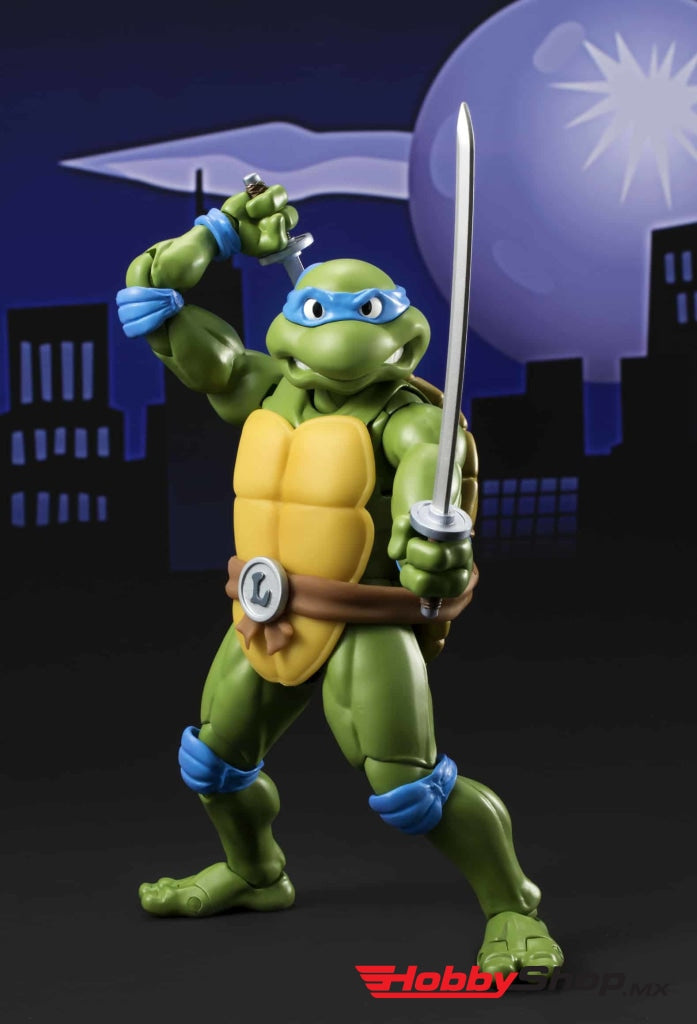 Bandai - Leonardo Action Figure From Teenage Mutant Ninja Turtles S.h. Figuarts En Existencia