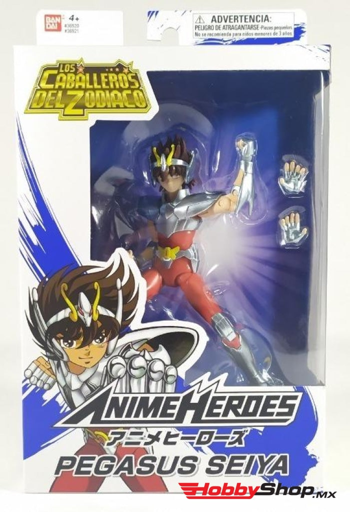 Bandai - Los Caballeros Del Zodiaco Pegasus Seiya Anime Heroes En Existencia