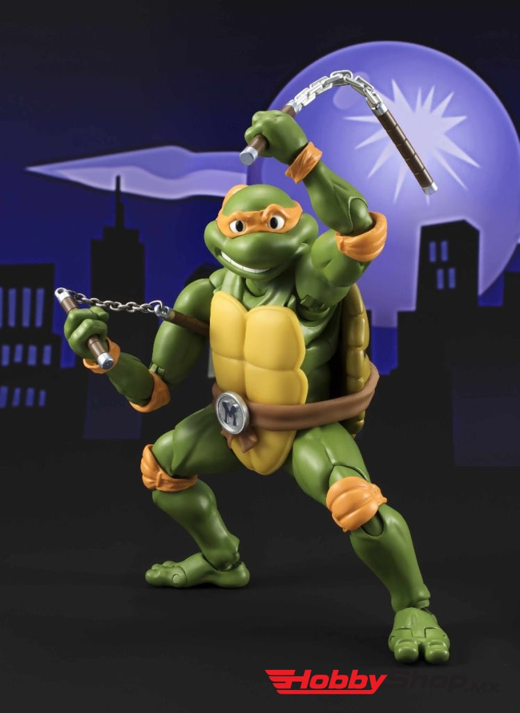 Bandai - Michelangelo Action Figure From Teenage Mutant Ninja Turtles S.h. Figuarts En Existencia