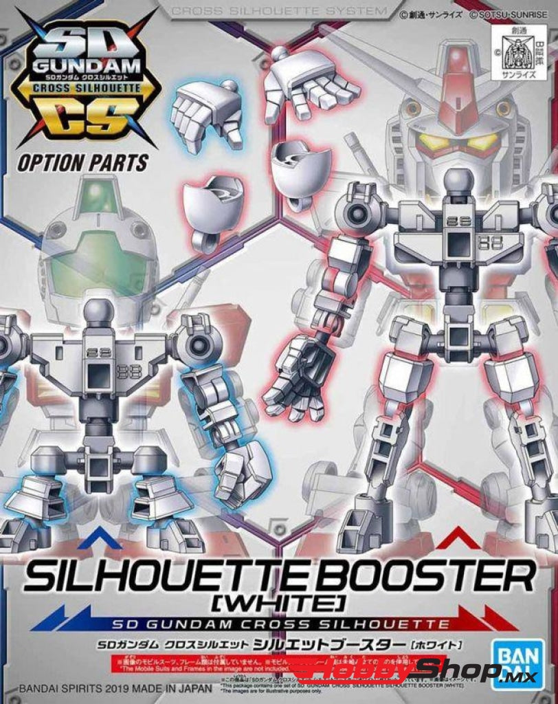 Bandai - Sd Gundam Cross Silhouette Booster Model Kit White Sobrepedido