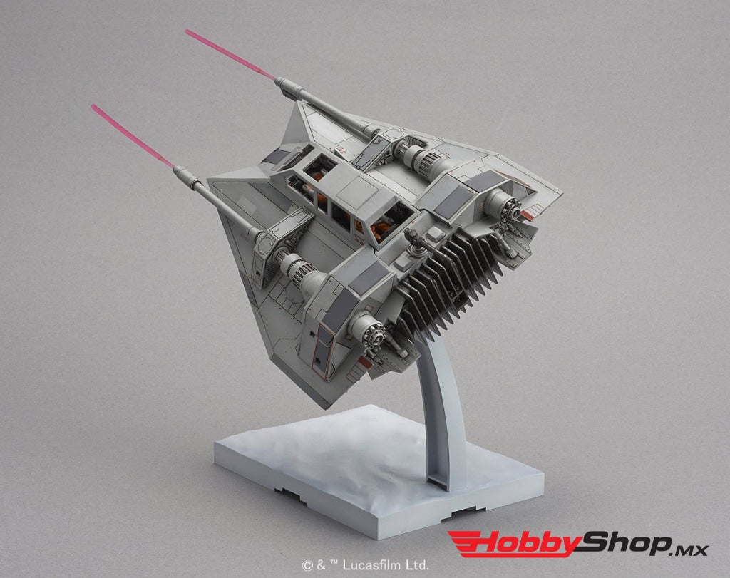 Bandai - Snowspeeder 1/48 Plastic Model Ship From Star Wars En Existencia