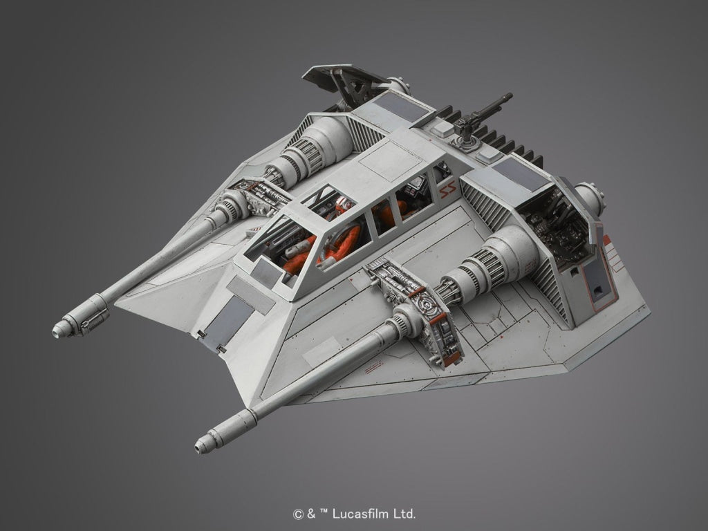 Bandai - Snowspeeder 1/48 Plastic Model Ship From Star Wars En Existencia