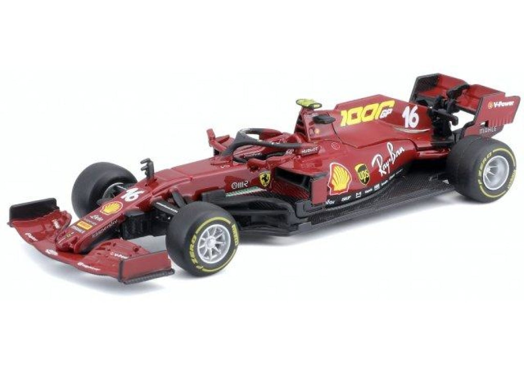 Bburago - C. Leclerc Ferrari Sf1000 #16 1000Th Gp Toscana F1 2020 Escala 1:43 En Existencia