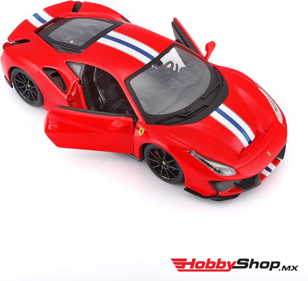 Bburago - Ferrari R&P 488 Pista Escala 1:24 En Existencia