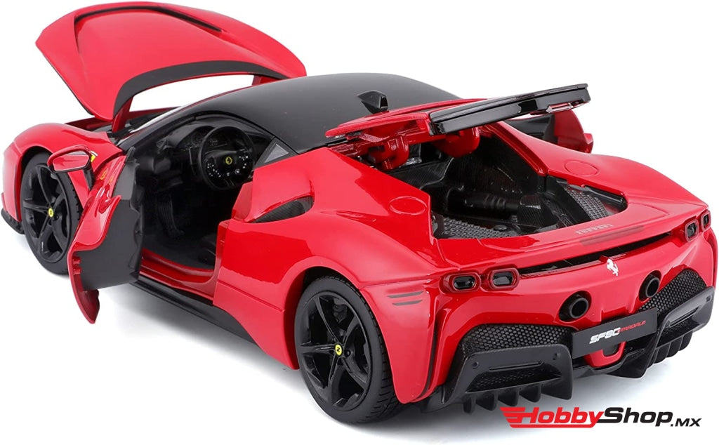 Bburago - Ferrari Sf90 Stradale Hybrid Escala 1:18 En Existencia