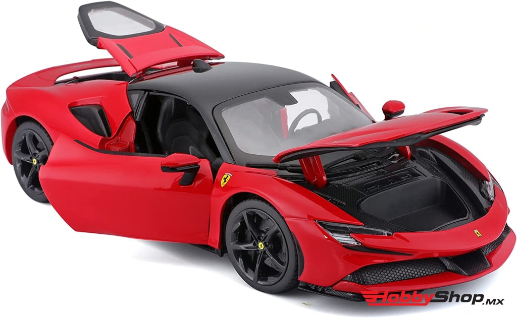 Bburago - Ferrari Sf90 Stradale Hybrid Escala 1:18 En Existencia