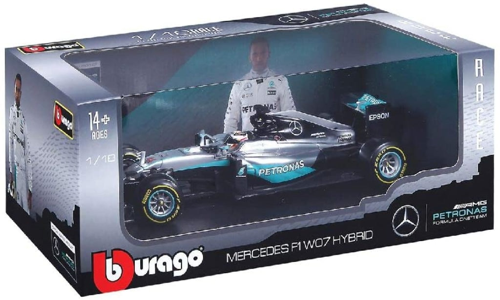 Bburago - L. Hamilton Mercedes-Amg F1 W07 Hybrid 2016 #44 Escala 1:18 En Existencia