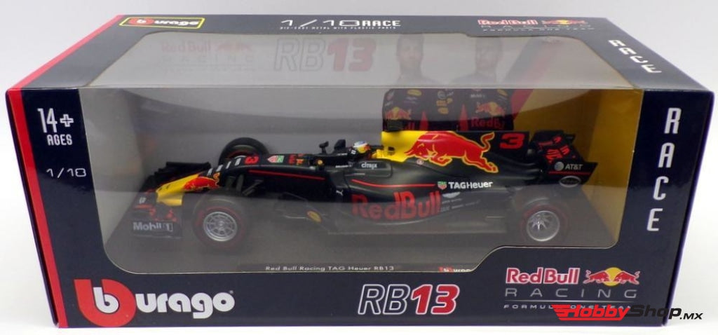 Bburago M. Verstappen Red Bull Racing Tag Heuer Rb13 #33 F1 2017 Escala 1:18 En Existencia