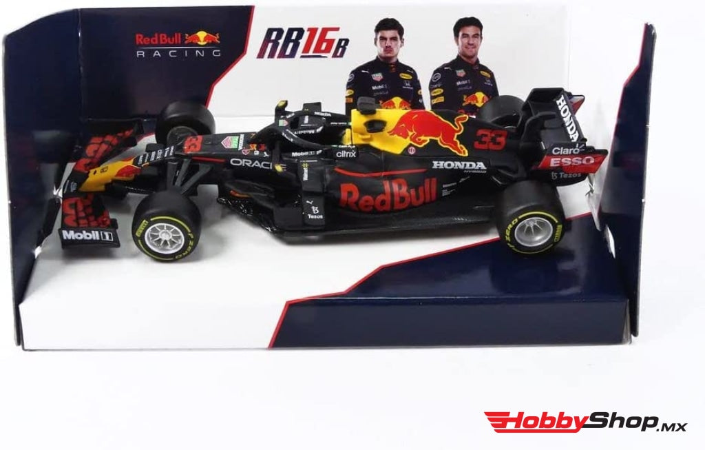 Bburago - Max Verstappen Red Bull Rb16B #33 F1 2021 Escala 1:43 En Existencia