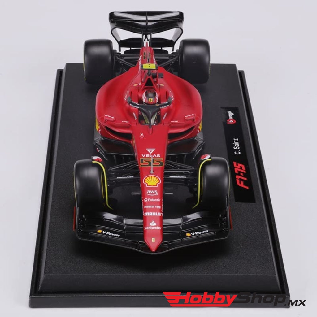 Bburago - Racing 2022 Ferrari Season Car #55 C. Sainz Escala 1:18 En Existencia