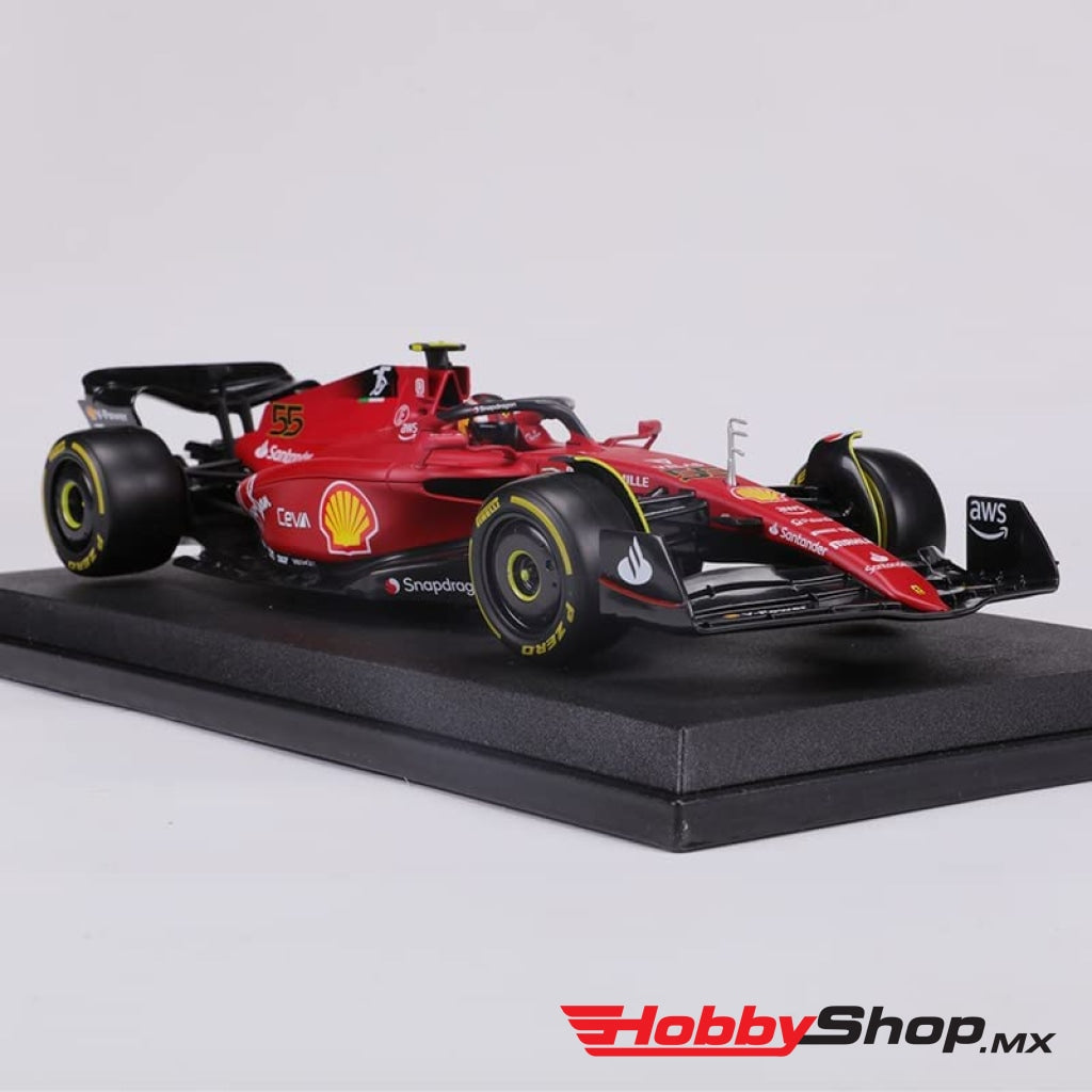 Bburago - Racing 2022 Ferrari Season Car #55 C. Sainz Escala 1:18 En Existencia