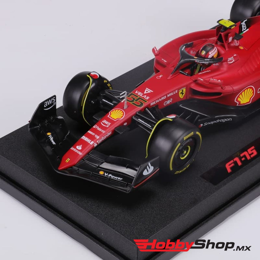 Bburago - Racing 2022 Ferrari Season Car #55 C. Sainz Escala 1:18 En Existencia