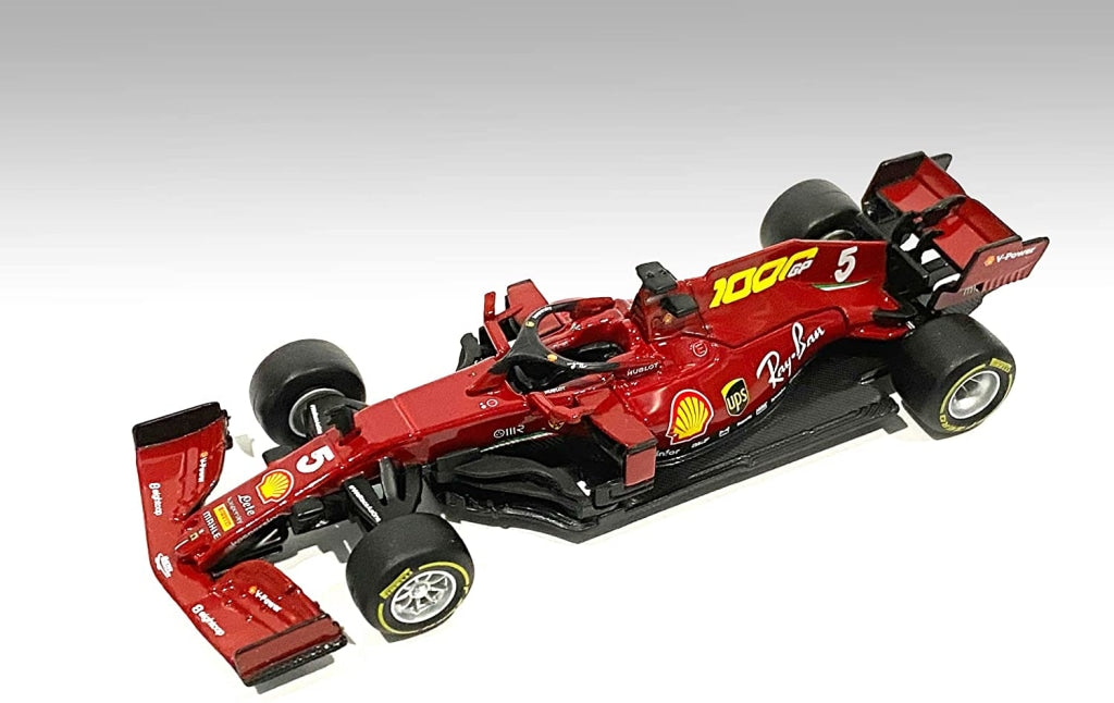 Bburago - S. Vettel Ferrari Sf1000 #5 1000Th Gp Toscana F1 2020 Escala 1:43 En Existencia