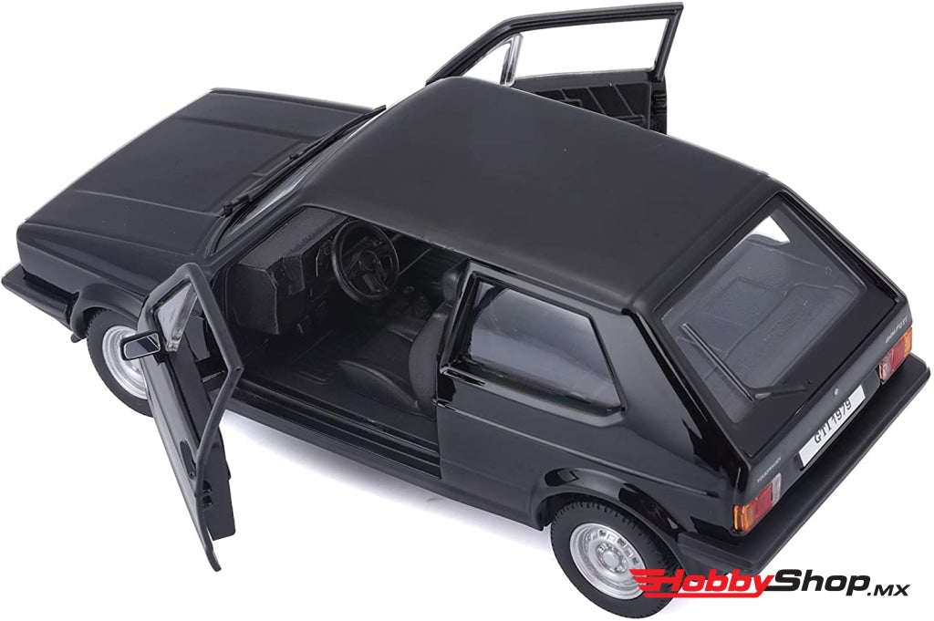 Bburago - Volkswagen Caribe Vw Golf Mk1 Gti 1979 Negro Escala 1:24 En Existencia