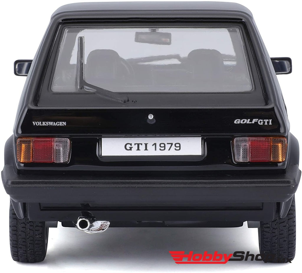 Bburago - Volkswagen Caribe Vw Golf Mk1 Gti 1979 Negro Escala 1:24 En Existencia