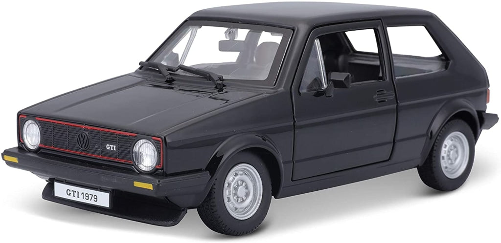 Bburago - Volkswagen Caribe Vw Golf Mk1 Gti 1979 Negro Escala 1:24 En Existencia