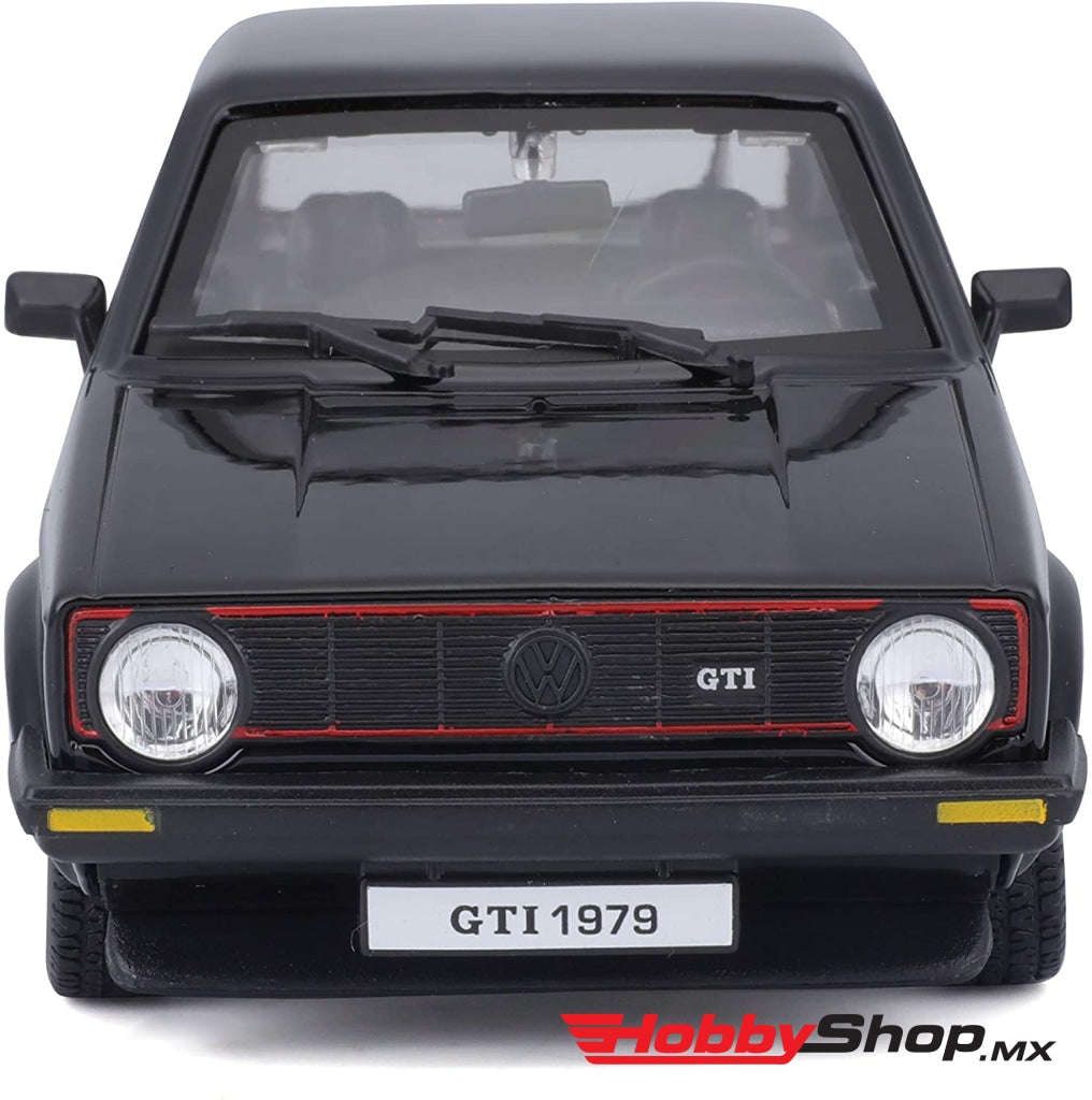 Bburago - Volkswagen Caribe Vw Golf Mk1 Gti 1979 Negro Escala 1:24 En Existencia