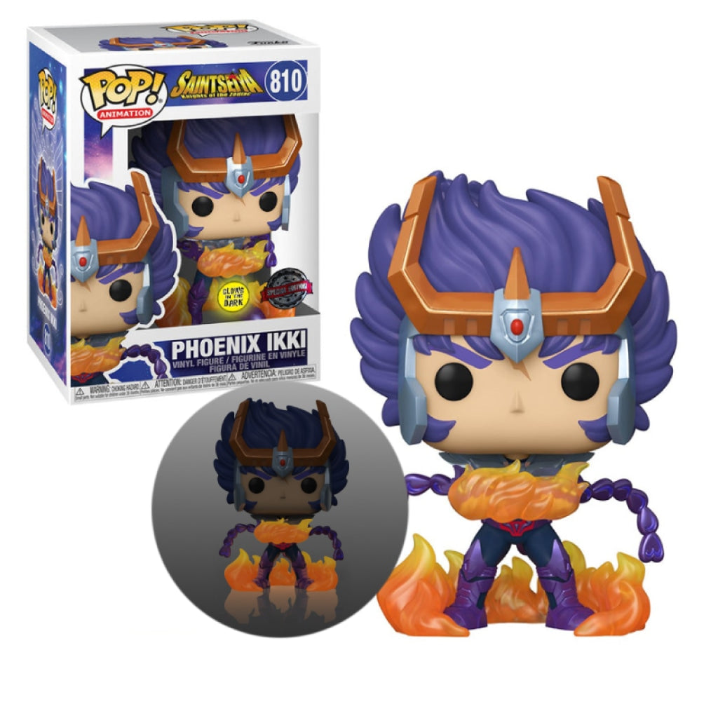 Funko Pop Animation: Los Caballeros Del Zodiaco - Phoenix Ikki (Brilla En La Oscuridad) #810 En