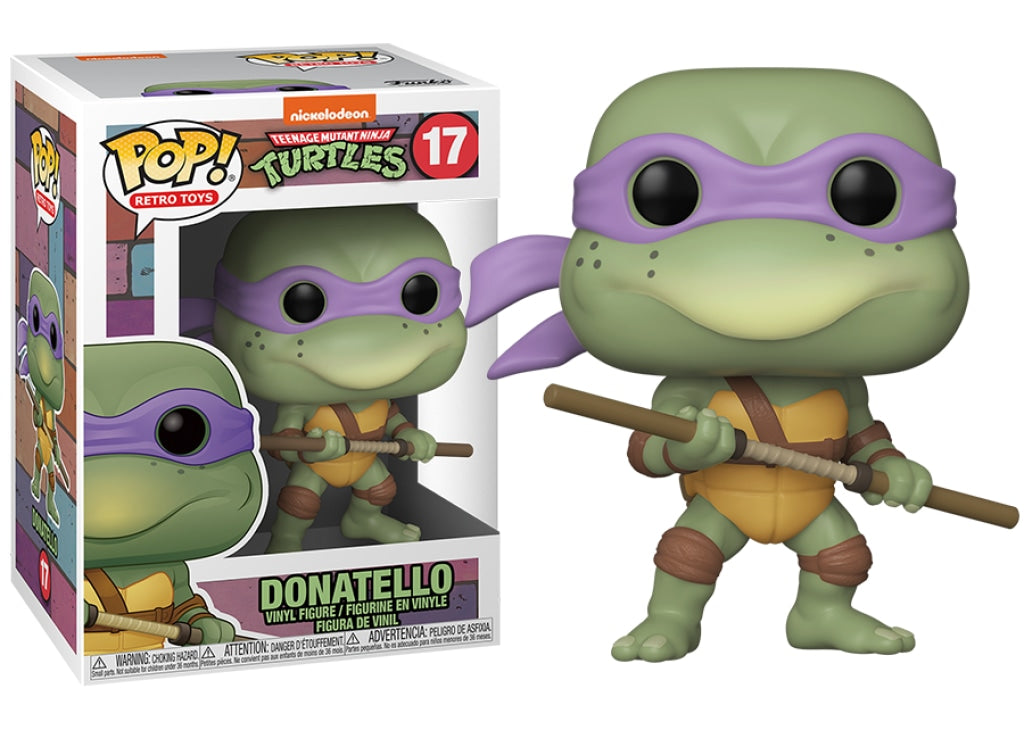 Funko Pop Animation: Tmnt Tortugas Ninja - Donatello #17 En Existencia