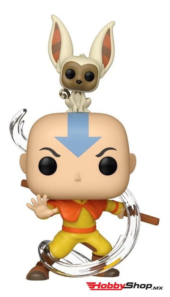 Funko Pop & Buddy: Avatar The Last Airbender - Aang With Momo #534 En Existencia