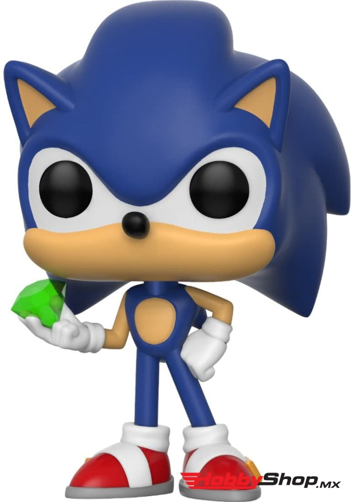 Funko Pop Games: Sonic The Hedgehog - Con Esmeralda #284 En Existencia