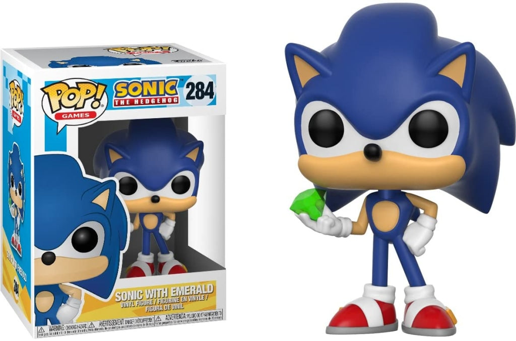 Funko Pop Games: Sonic The Hedgehog - Con Esmeralda #284 En Existencia