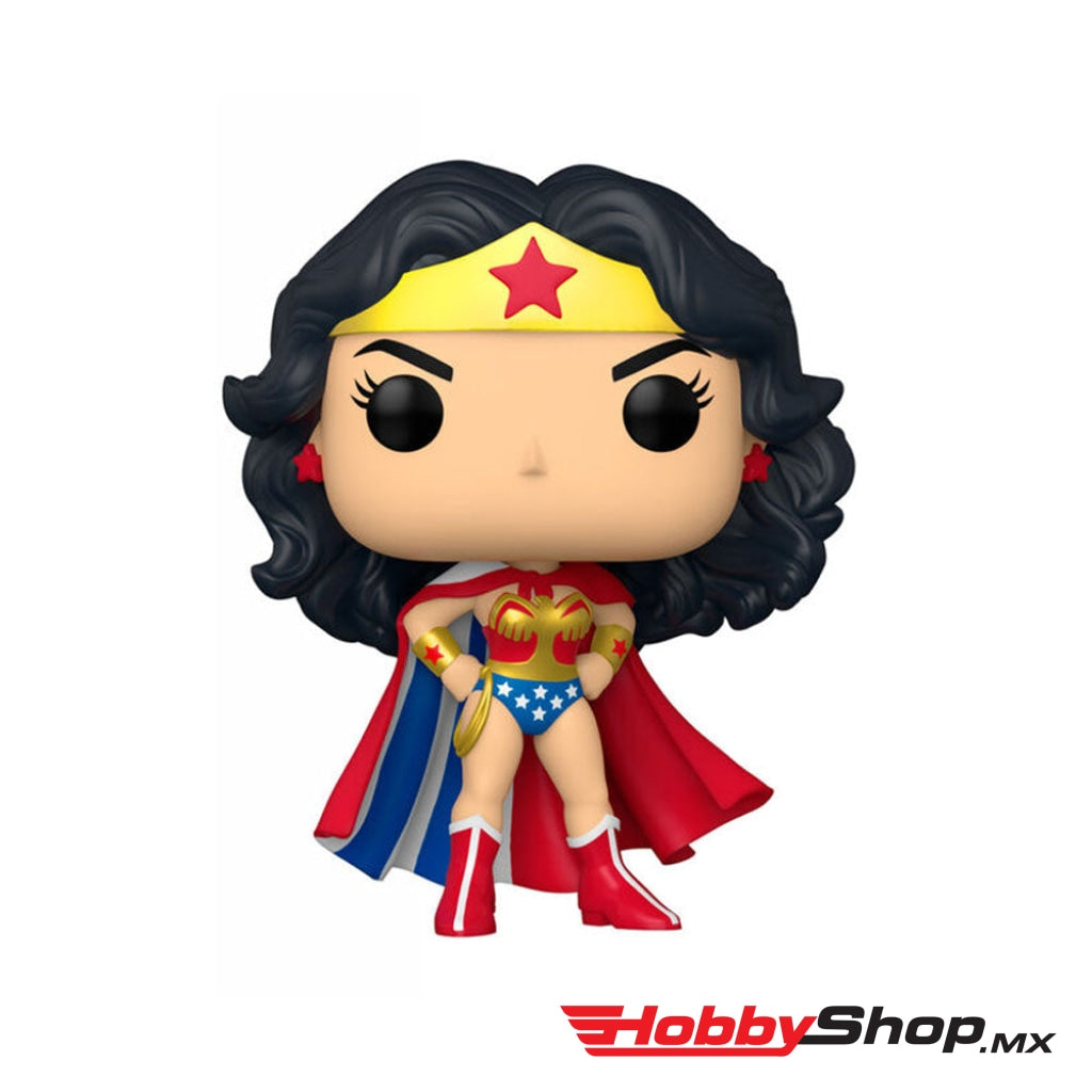 Funko Pop Heroes: Ww 80Th - Wonder Woman Classic Con Capa #433 En Existencia