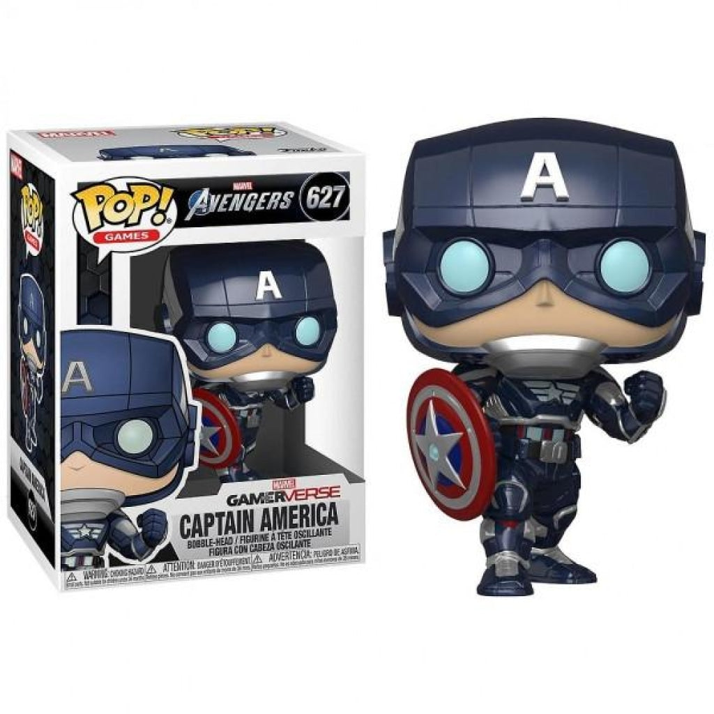 Funko Pop Marvel: Avengers Gamerverse - Capitán America (Stark Tech Suit) En Existencia