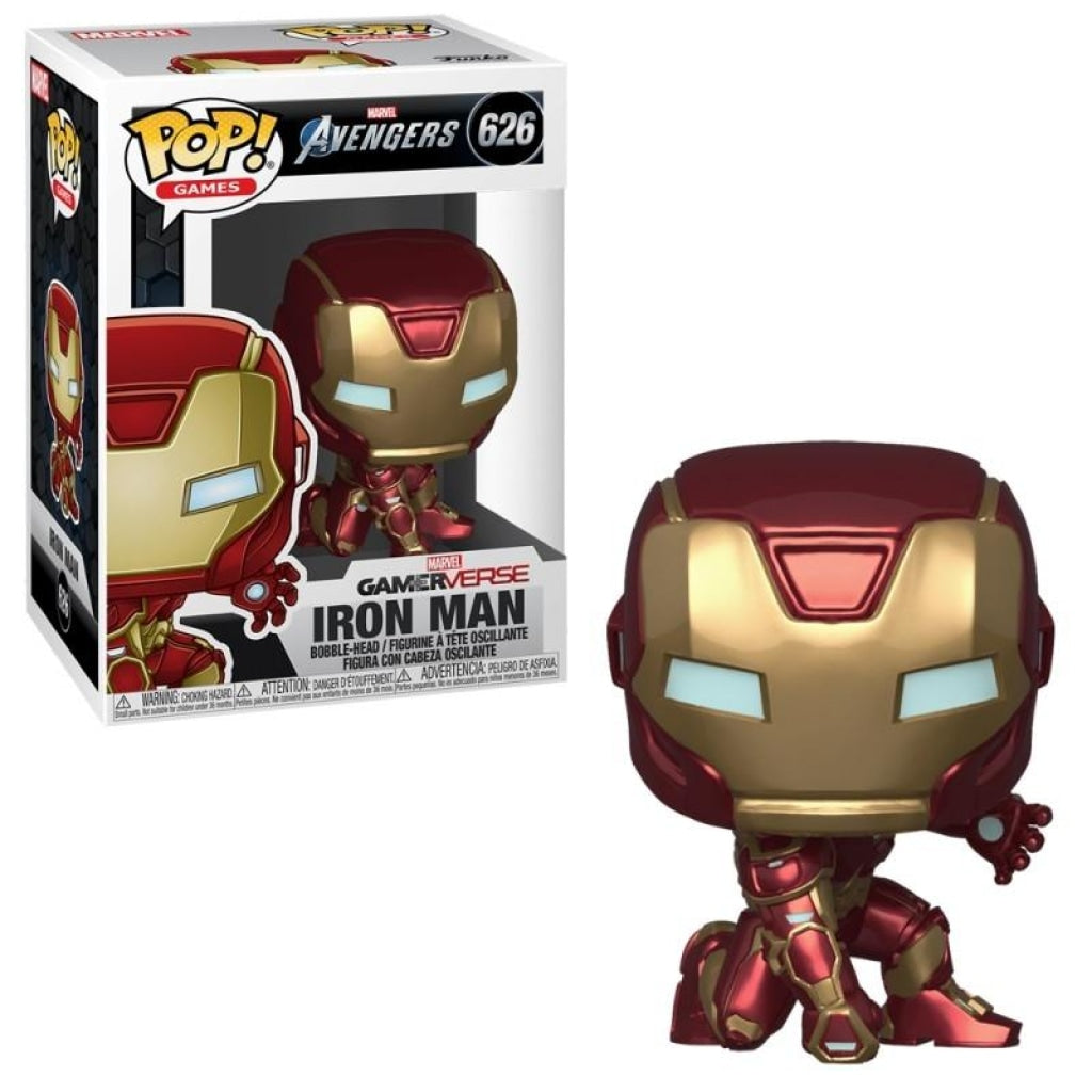 Funko Pop Marvel: Avengers Gamerverse - Iron Man (Stark Tech Suit) En Existencia