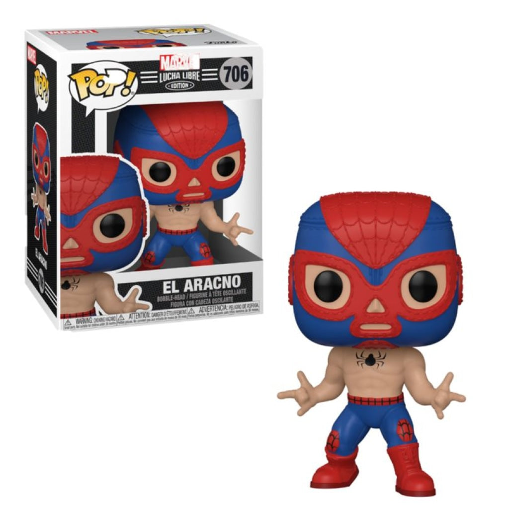 Funko Pop Marvel: Luchadores - Spider-Man #706 En Existencia