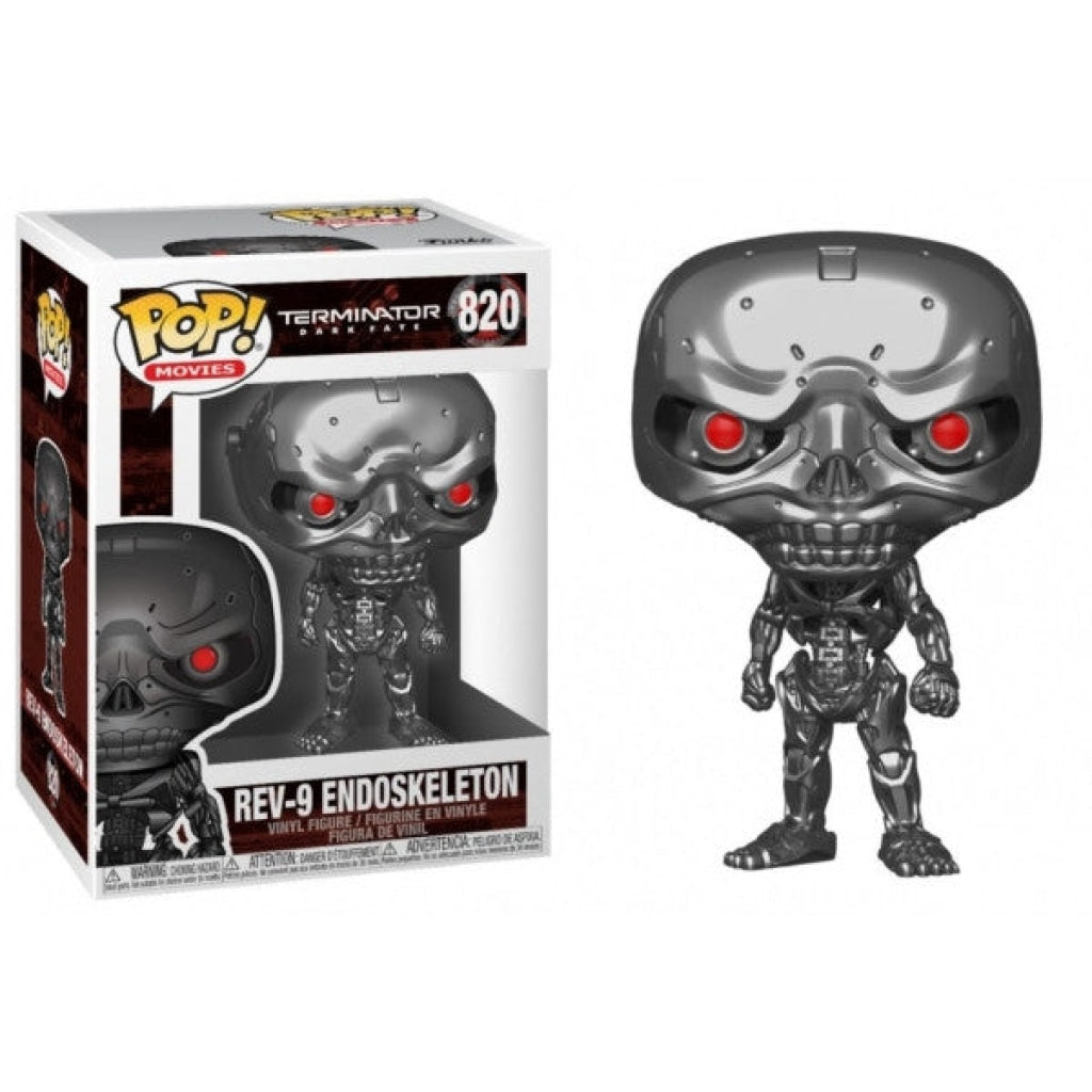 Funko Pop Movies: Terminator Dark Fate - Rev-9 Endoskeleton #820 En Existencia