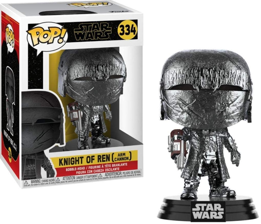 Funko Pop Star Wars: Rise Of Skywalker - Knight Ren (Cannon) (Hematite Chrome) #334 En Existencia