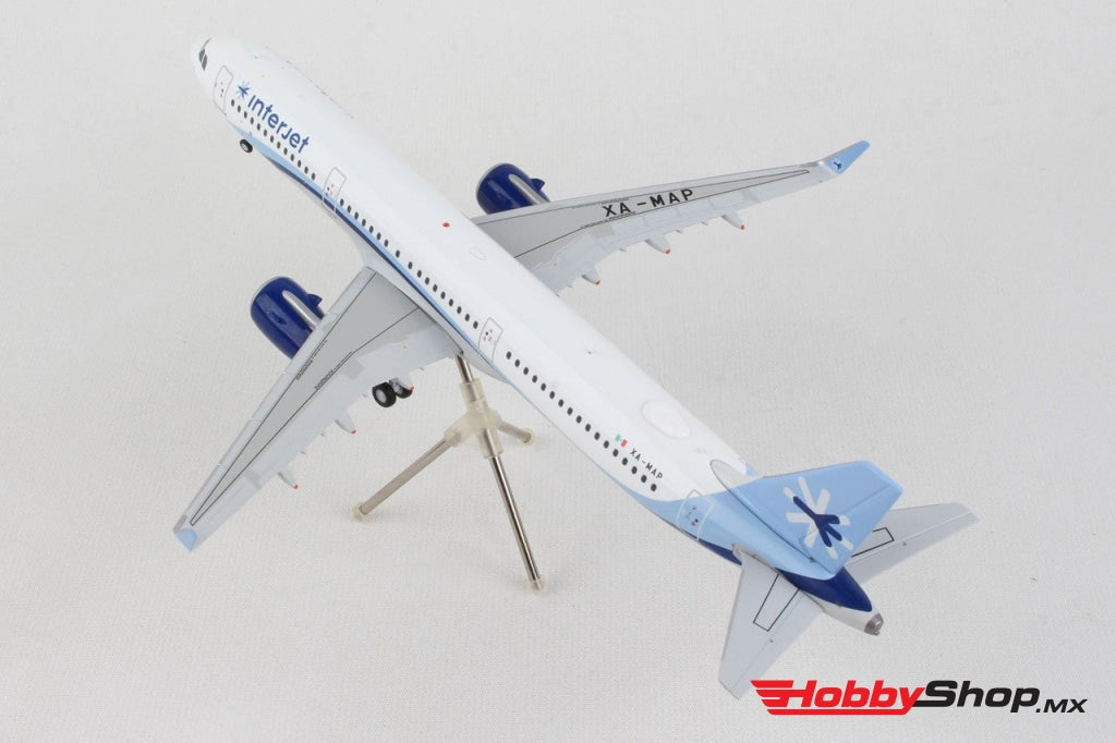 Geminijets - Gemini200 Interjet Airbus A321Neo Xa-Map Escala 1/200 En Existencia