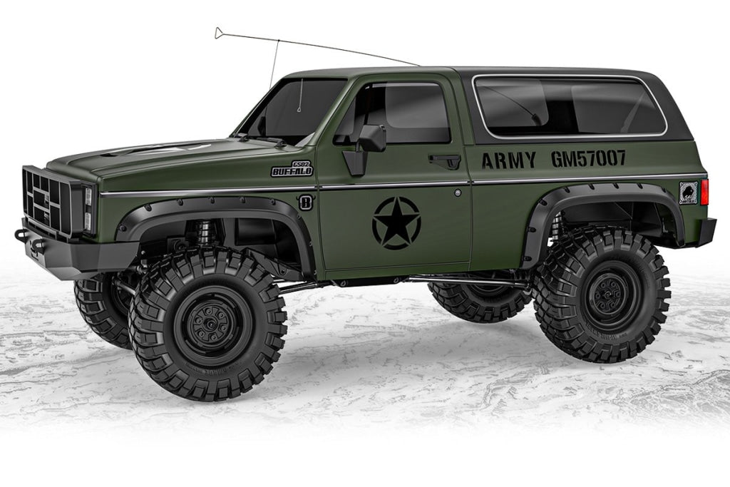 Gmade - 1/10 Gs02F Military Buffalo Ts Scale Crawler Kit En Existencia