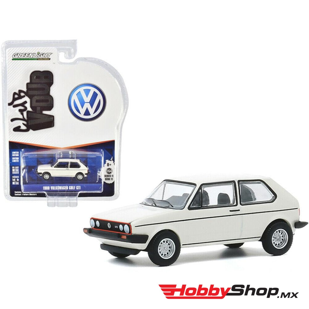 Greenlight - Club V-Dub 1980 Volkswagen Golf Gti Escala 1:64 En Existencia