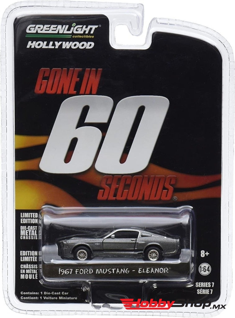Greenlight - Gone In 60 Seconds 1967 Ford Mustang Eleanor Escala 1:64 En Existencia