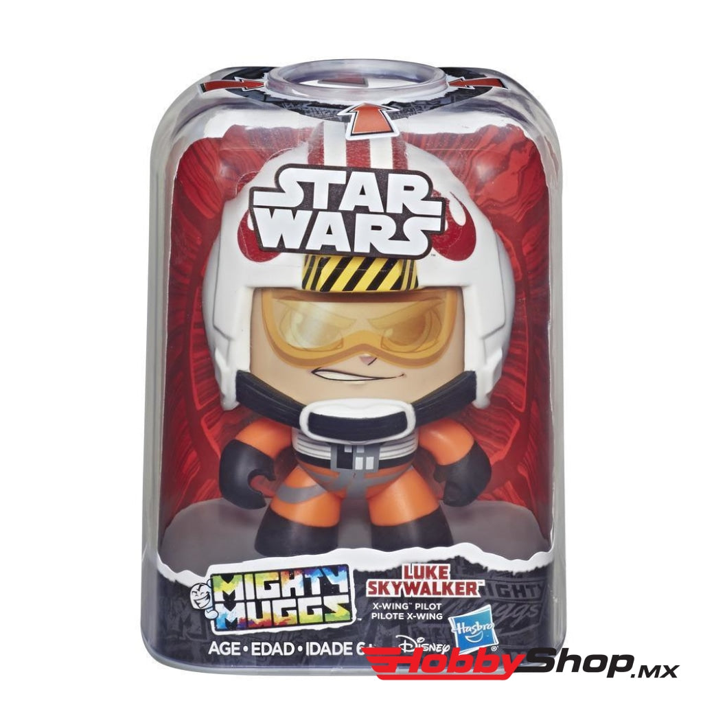 Hasbro - Mighty Muggs Star Wars Luke Skywalker #22 (X-Wing Pilot) En Existencia