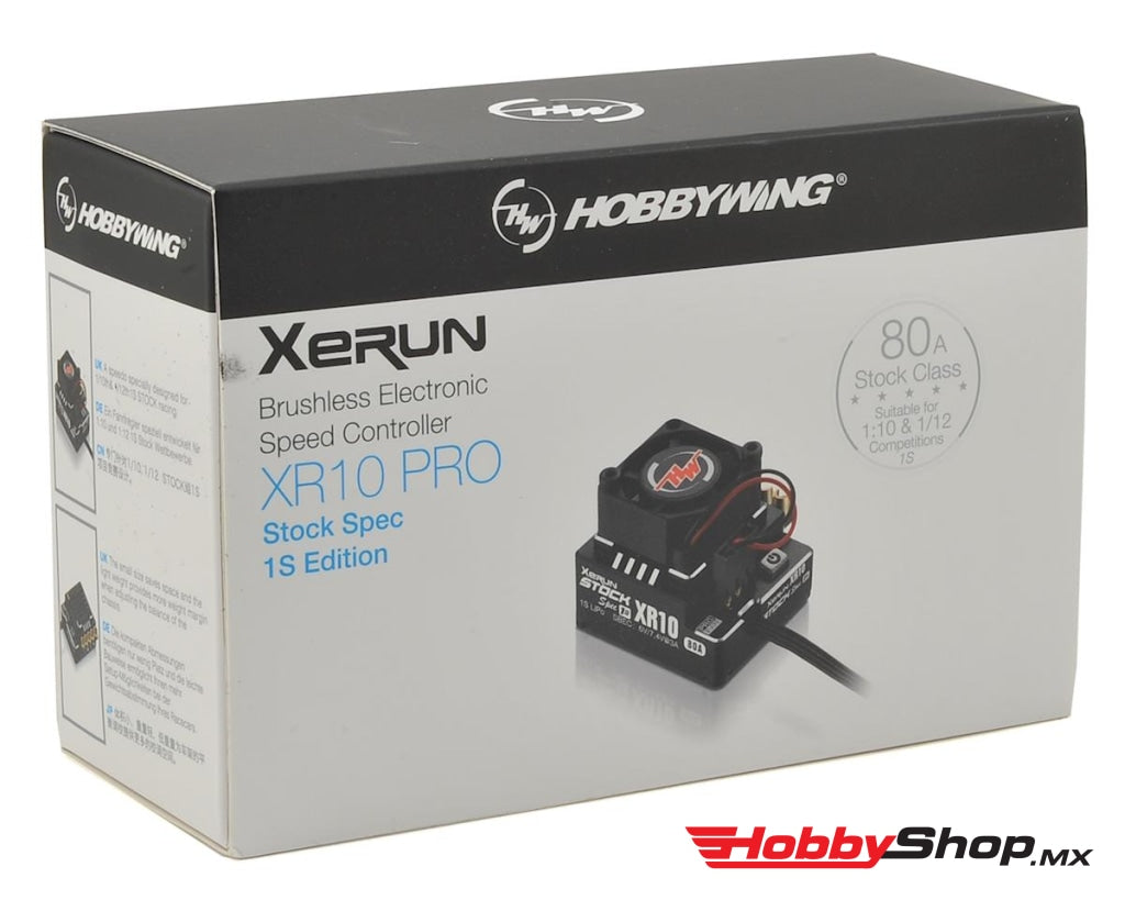 Hobbywing - Xr10 Pro Stock Spec 1S Sensored Brushless Esc En Existencia