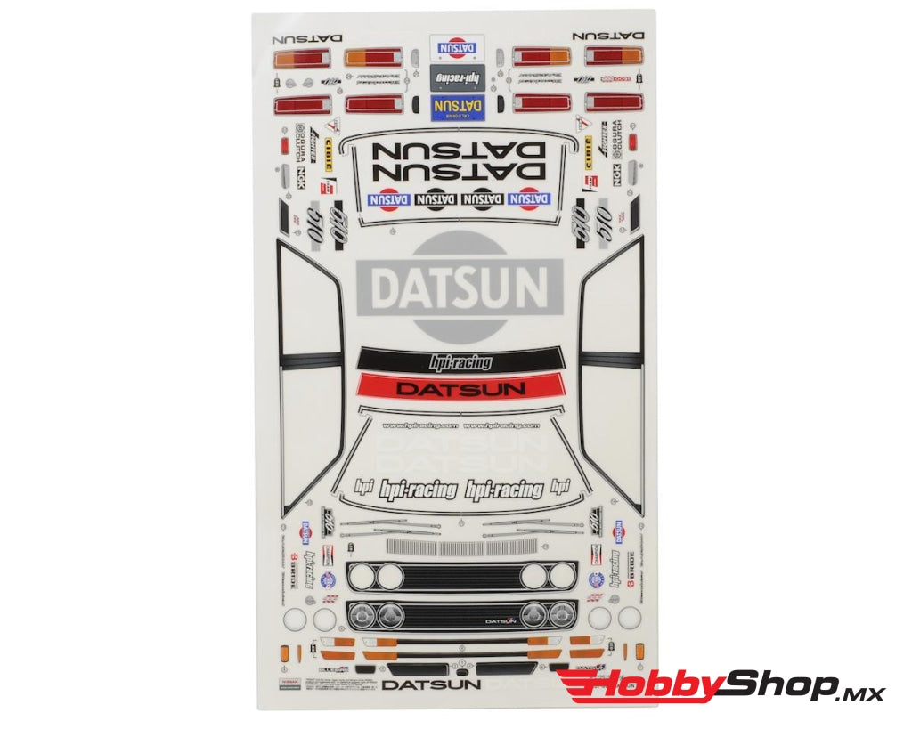 Hpi Racing - Datsun 510 Carrocería Transparente Wb225Mm F0/r3Mm En Existencia