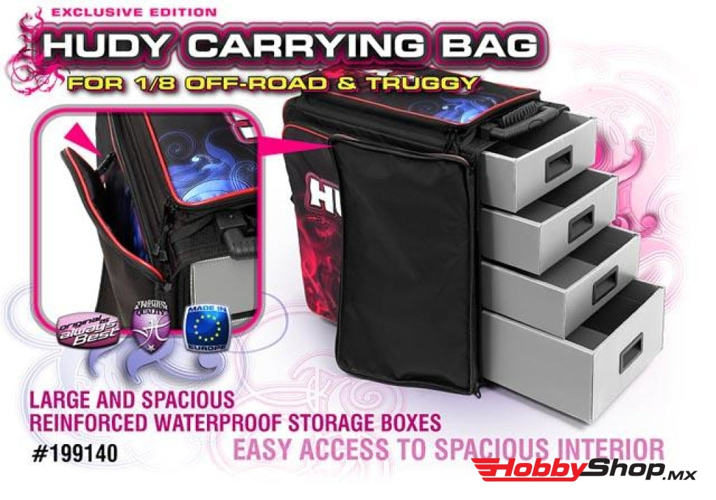 Hudy - 1/8 Off-Road & Truggy Bolsa De Transporte + Herramientas Edición Exclusiva En Existencia