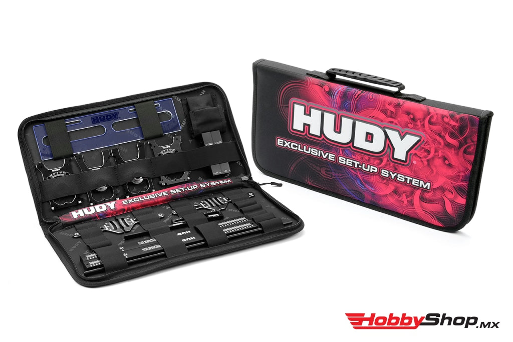 Hudy - Juego Completo De Herramientas Configuración + Bolsa Transporte: Para Coches On-Road 1/8 En