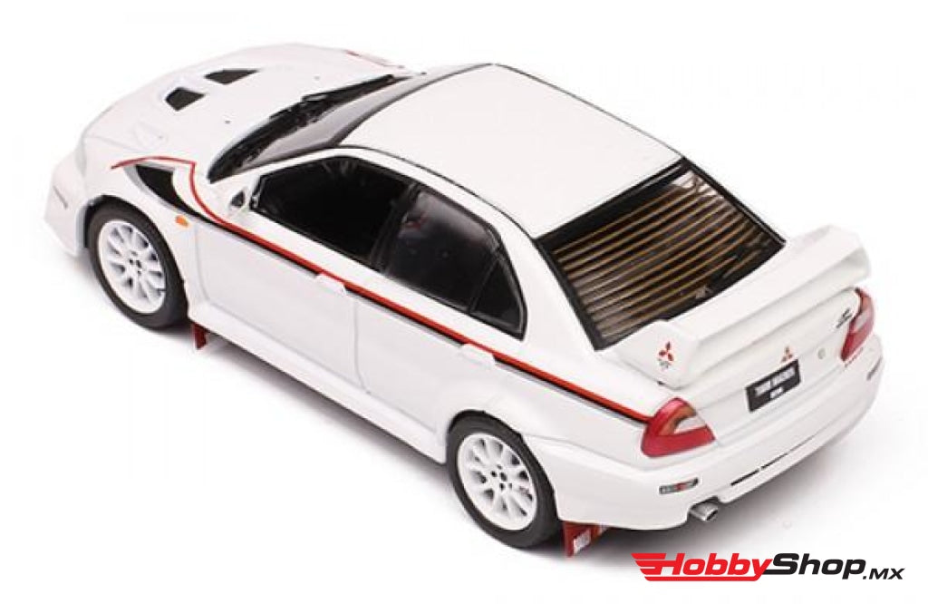 Ixo Models - Mitsubishi Lancer Evo 6 Tme Rs (Tommy Makinen Edition) Ralliart White 2000  En