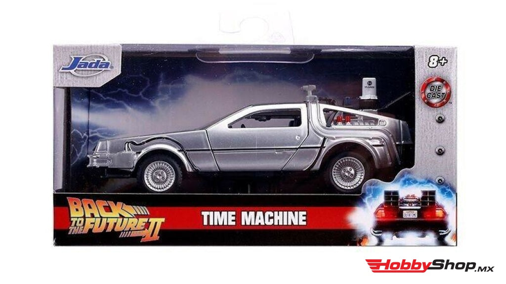 Jada Toys - Back To The Future Part Ii Delorean Time Machine Escala 1:32 En Existencia
