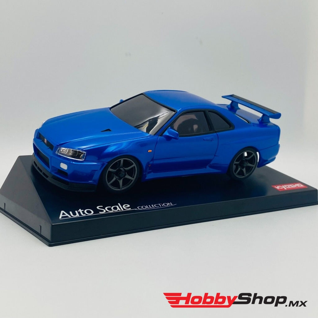 Kyosho - Asc Ma-020S Nissan Skyline Gt-R R34 V.specnur Metallic Blue En Existencia