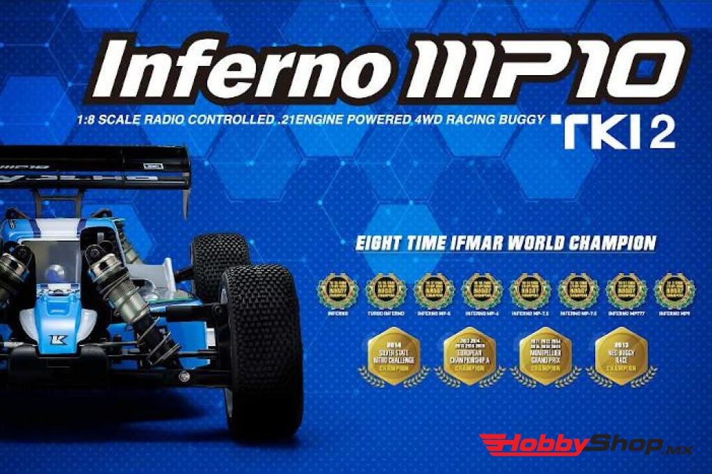 Kyosho - Inferno Mp10 Tki2 1/8 Nitro Buggy Kit En Existencia